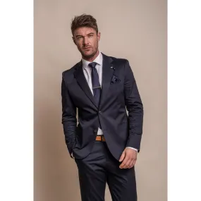 Mario - Men's Classic Summer Navy 2 Piece Suit