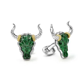 Anthem Jade Long Horn Cufflinks