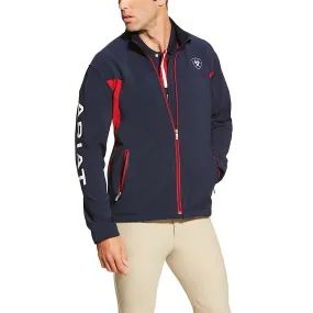 Ariat Mens New Team Softshell Jacket Navy