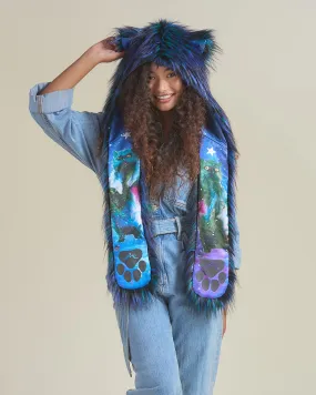 Artist Edition Lora Zombie Galaxy Cat Faux Fur Hood | Women's