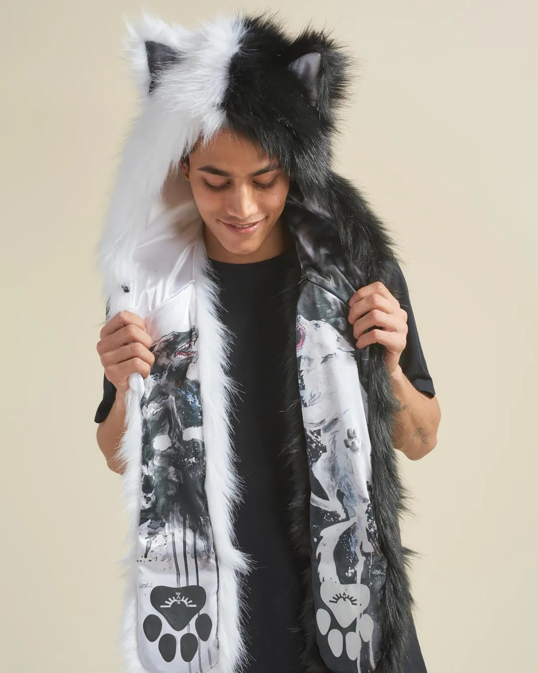 Artist Edition Lora Zombie The One You Feed Wolf Faux Fur Hood | Men's