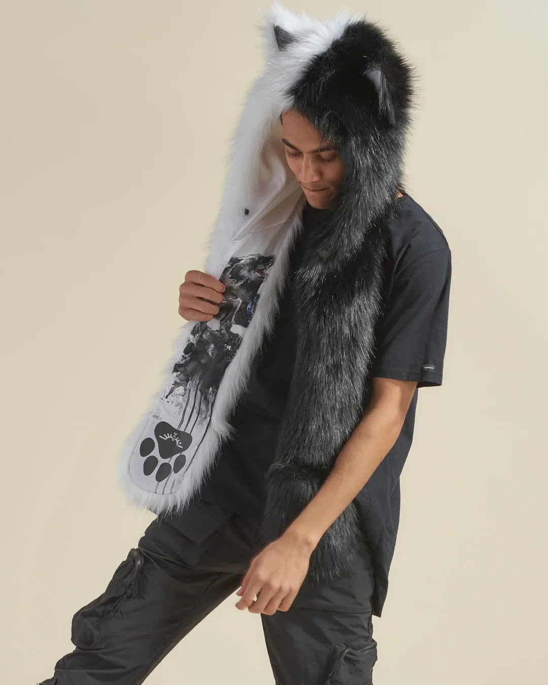 Artist Edition Lora Zombie The One You Feed Wolf Faux Fur Hood | Men's