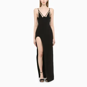 Black Long Dress With Slit