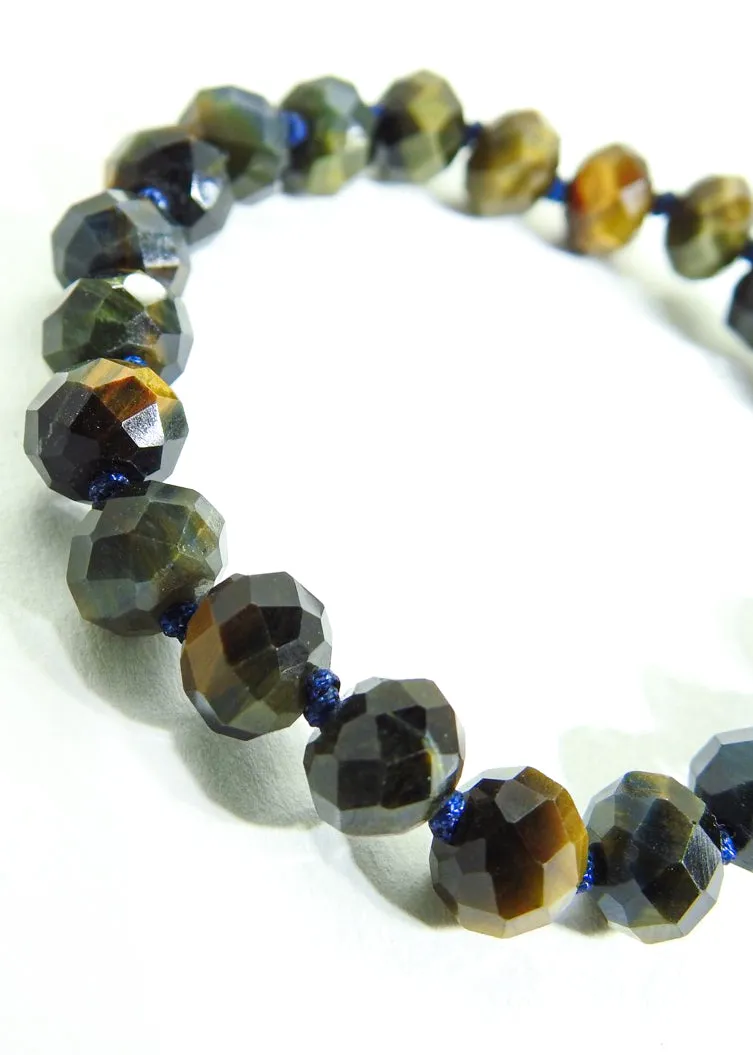 Blue Tigers Eye Bracelet