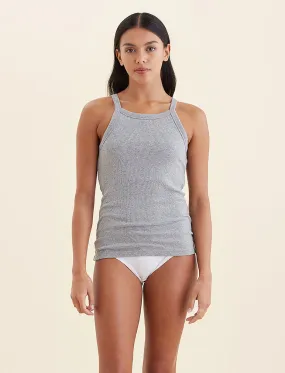 Buy 2 for $60 | Milla High Neck Rib Shelf Bra Tank