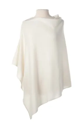 Classic Poncho - Ivory