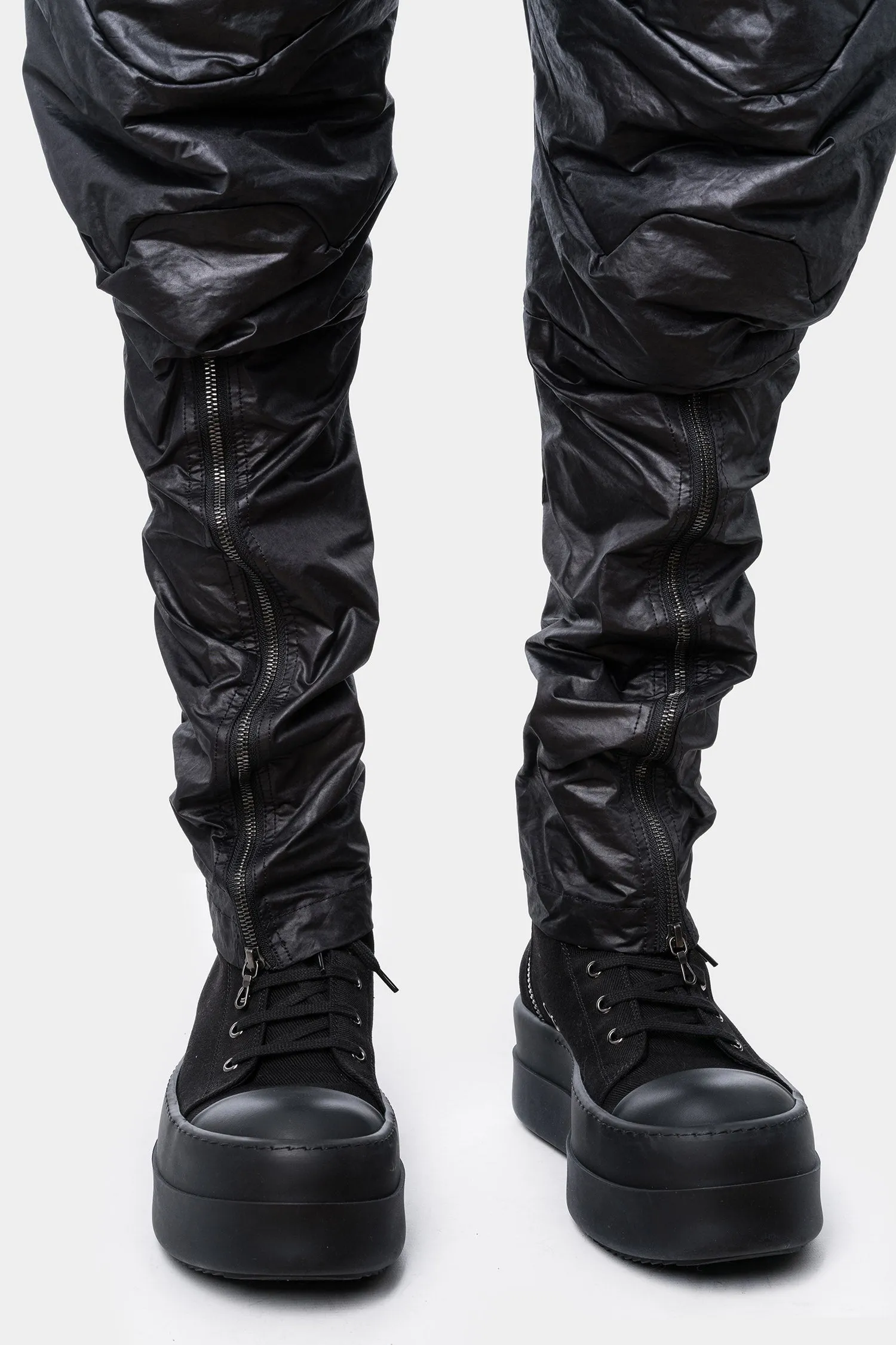 Coated Panel Pants