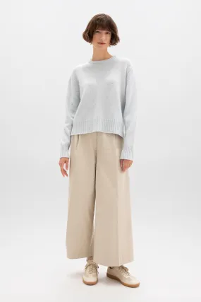 Cropped Donegal Cashmere Jumper