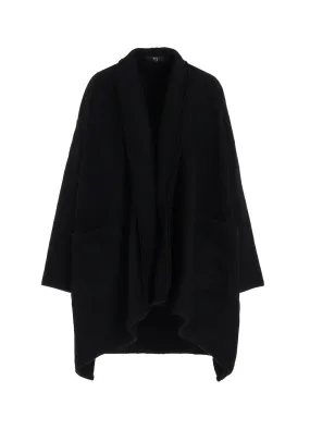 DOUBLE FRENCHTERRY FRONT DRAPE CARDIGAN