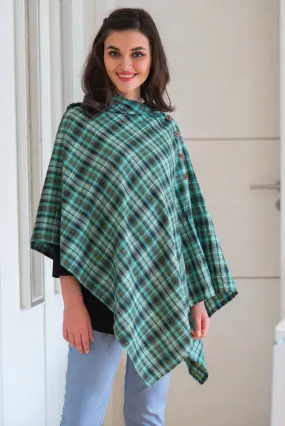 Emerald Gold Embellished Nursing Stole