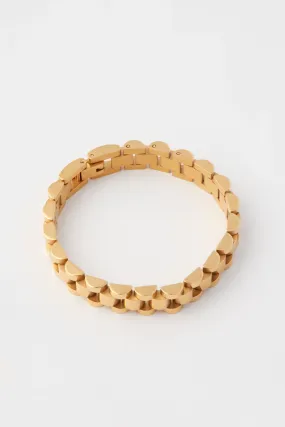 Gold Thin Time Bracelet