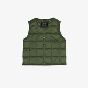 Kids V Neck Button Down Vest