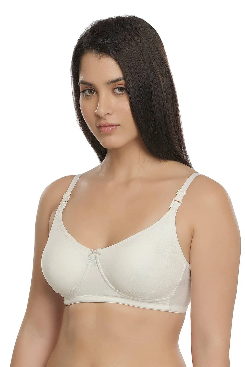 Organic Cotton Antimicrobial Soft Feeding Bra (Pack of 3)-IMB005A_5B_5F-