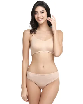 Organic Cotton Antimicrobial Soft Maternity Bra & Panty Set-IMBP004A