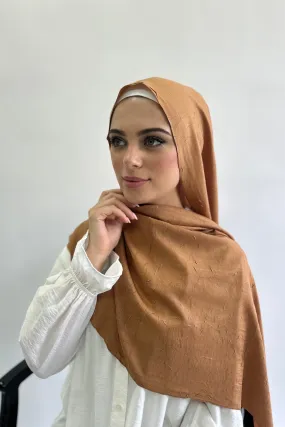 Premium Burden Bambu Creased  Long Hijab