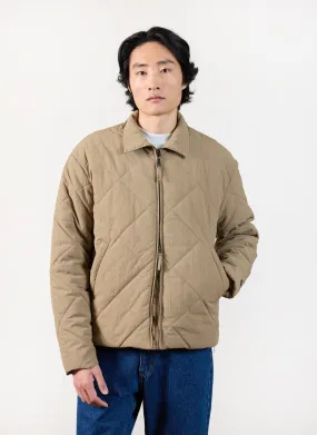 Quilted Jacket | Nylon | Beige