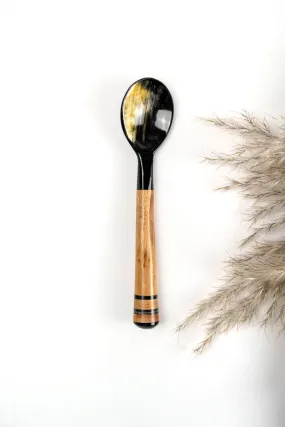 Wood and Horn Spoon